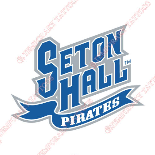 Seton Hall Pirates Customize Temporary Tattoos Stickers NO.6166